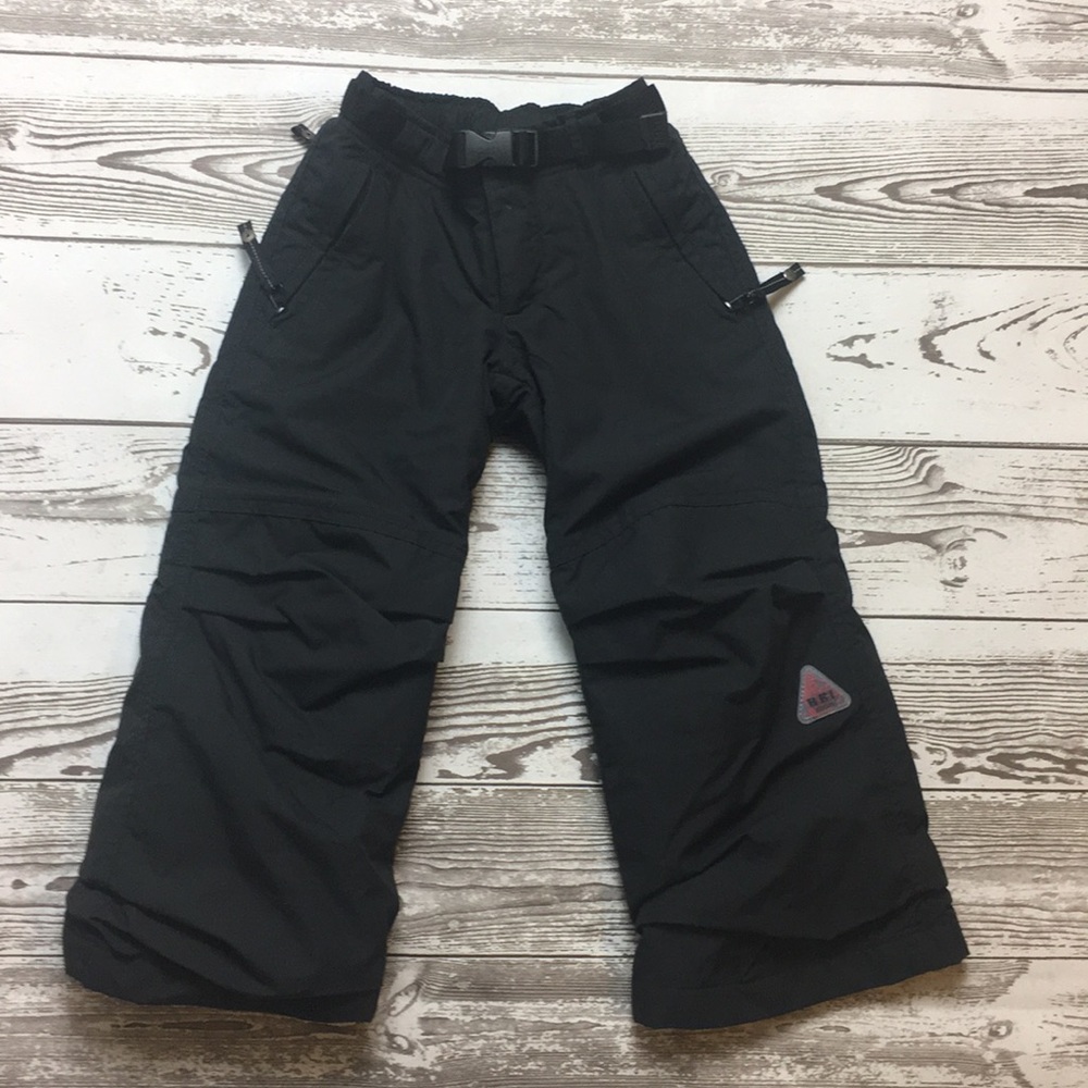 Boys REI Black Snow Pants
